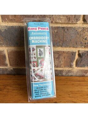Vintage 1983 Easy Punch Embroidery Machine Still In Package